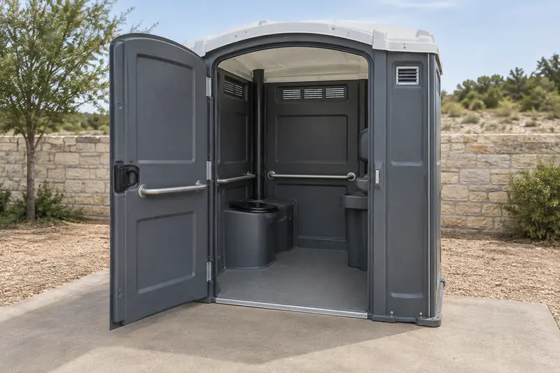 Accessible portable toilets